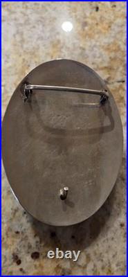 Sterling Silver Turquoise and Pyrite Belt Buckle Extremely Rare! Native American