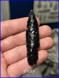 Super Fine Rare Paleo Obsidian Lind Coulee Point