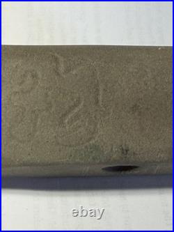 Super Rare Engraved HANDLED pipe Clark Co. Ohio Mississippian Period 6.5