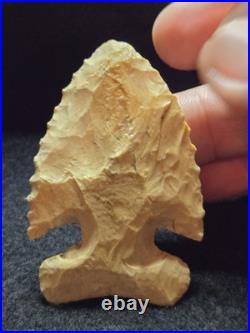 Thebes Arrowhead From Illinois Rare And Highly Sought After Authentic Artifact