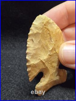 Thebes Arrowhead From Illinois Rare And Highly Sought After Authentic Artifact