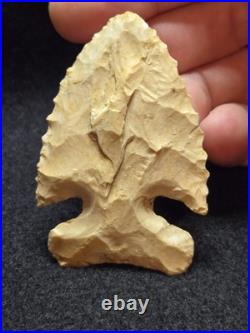 Thebes Arrowhead From Illinois Rare And Highly Sought After Authentic Artifact