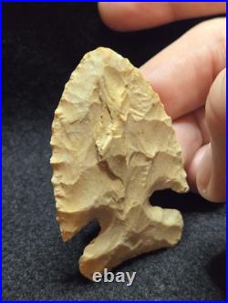 Thebes Arrowhead From Illinois Rare And Highly Sought After Authentic Artifact