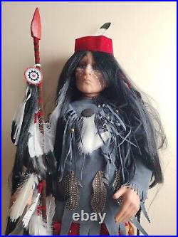 Timeless Collections Indian Native American 33inch Doll 871/5000 South Wind Rare
