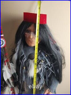 Timeless Collections Indian Native American 33inch Doll 871/5000 South Wind Rare