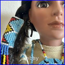 Timeless Collections Indian Native American Girl Doll 935/2500 South Wind Rare