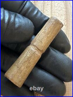 Tomachee Artifacts? ESKIMO INUITS RARE NEEDLE CASING BERING SEA ALASKA