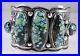 Turquoise-Navajo-Sterling-Silver-Bracelet-Row-Rare-Web-Hubei-By-Andy-Cadman-01-xct
