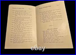 ULTRA RARE 1918 White Eagle THE DOG SUPPER Cowboy Indian Poems Pamphlet 1st Ed