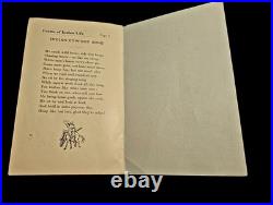 ULTRA RARE 1918 White Eagle THE DOG SUPPER Cowboy Indian Poems Pamphlet 1st Ed