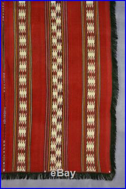 UNBELIEVABLY GREAT ANDEAN PONCHO Rare Antique Indian Beaded Textile TM4475