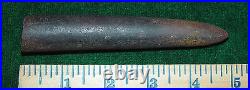 Ultra Rare Native American Rat Tail Spud Tail Piece 4 3/4 Mahoning Co, Ohio