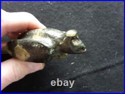 Unique Native American Birdstone, Rare Style Carved Birdstone, Atl-012508704