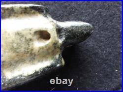 Unique Native American Birdstone, Rare Style Carved Birdstone, Atl-012508704
