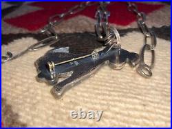 VINTAGE! Zuni-toons Sterling Rare 101 DALMATIONS Pendant, Awesome, withclip chain