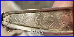 VTG RARE 1945 Navajo Native American 925 Sterling Storyteller Bracelet 54g