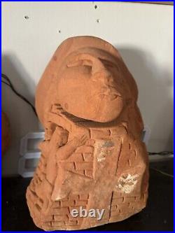 VTG Rare Native American Real Arizona Red Rock Sculpture