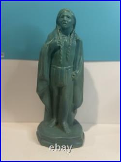 Van Briggle Pottery Rare Native American Male Figurine