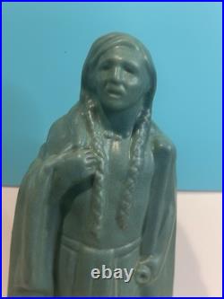 Van Briggle Pottery Rare Native American Male Figurine