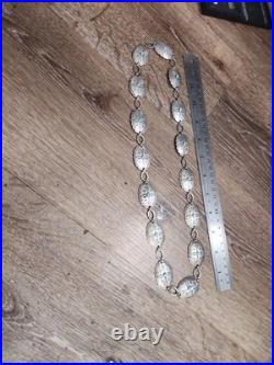 Very Old And Very Rare Hard To Find 925 sterling silver belt/necklace Tested