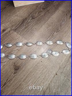 Very Old And Very Rare Hard To Find 925 sterling silver belt/necklace Tested
