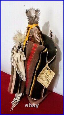 Very Rare Alex West Native-American Figurine Doll Deer Stalker 34 of 100 18