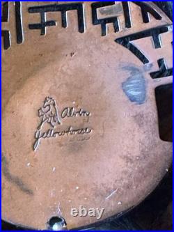 Very Rare Alvin Yellowhorse Raised Cobblestone Inlay 5 1/4long Feather Pendant