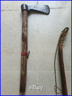 Very Rare Antique (massive) Sioux Tomahawk, 18th to 19th century Indian Wars
