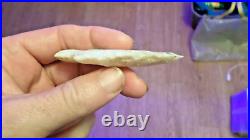 Very Rare Newnan 3.16 inch Projectile Point Florida Archaic Period Arrow Head