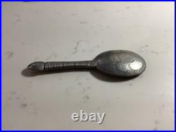 Very Rare Set Of (5) Native American Indian Turtle Spoons Must See No Reserve