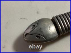Very Rare Set Of (5) Native American Indian Turtle Spoons Must See No Reserve