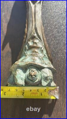 Very Rare Thomas B Maracle Native American Signed Numbered Bronze Totem 5/1000