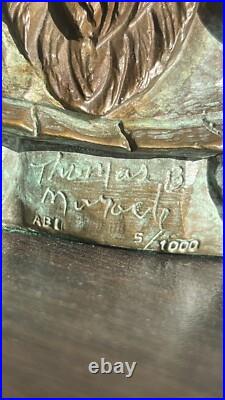 Very Rare Thomas B Maracle Native American Signed Numbered Bronze Totem 5/1000