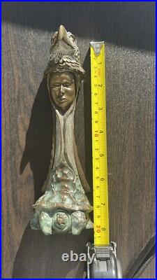 Very Rare Thomas B Maracle Native American Signed Numbered Bronze Totem 5/1000