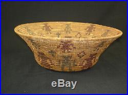 Very Rare and Fine Tubatulabal Pictorial Basket, Native American Indian, c. 1900