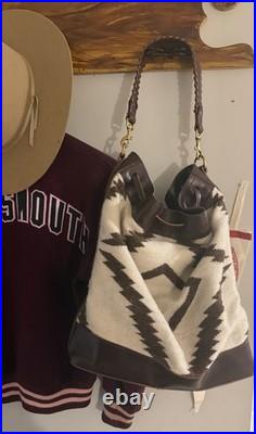Very rare polo Ralph Lauren Native American Canvas Geometric Drawstring Bucket