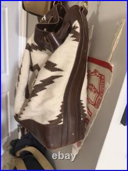 Very rare polo Ralph Lauren Native American Canvas Geometric Drawstring Bucket