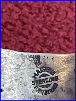 Vintage 1920's Rare Maisels Sterling bracelet Native American Navajo sterling
