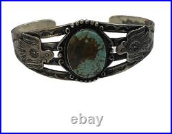 Vintage 1920's Rare Maisels Sterling bracelet Native American Navajo sterling