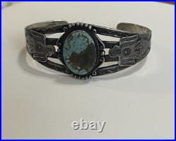 Vintage 1920's Rare Maisels Sterling bracelet Native American Navajo sterling