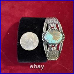 Vintage 1920's Rare Maisels Sterling bracelet Native American Navajo sterling