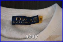 Vintage 90s Ralph Lauren Polo Bear Native American Crewneck Sweatshirt XL Rare