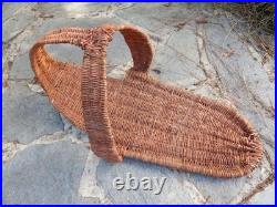 Vintage / Antique Hopi Wicker Full Size Baby Basket Cradleboard Rare2find