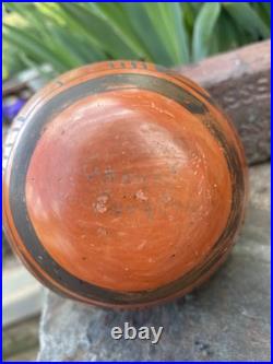 Vintage Hopi Native American Pottery Vase Signed Garnet Pavatea Rare