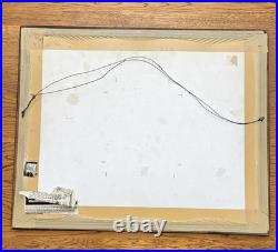 Vintage Native American Framed Navajo Vegetable Dye Chart Rare Collectable