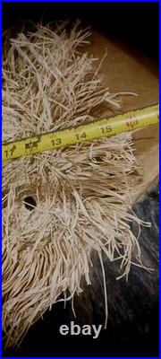 Vintage Native American Iroquois Corn Husk Mask Handmade Rare Htf