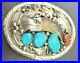 Vintage-Native-American-Navajo-Sterling-Silver-Belt-Buckle-Turquoise-Coral-RARE-01-cir
