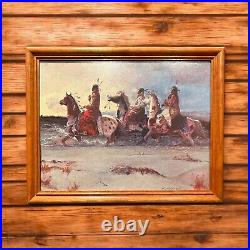 Vintage Native American Painting Rare Print Brumit Echo Hawk Limited Edition