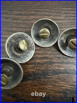 Vintage Native American Southwestern Sterling Silver Turquoise Conchos Rare