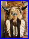 Vintage-Native-American-Wall-Art-Mask-Rain-Drop-R-G-Cobain-Certified-RARE-10-250-01-vau